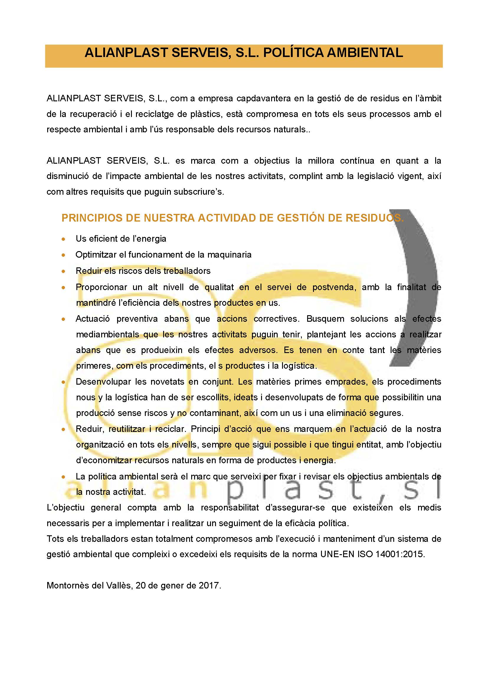 política ambiental